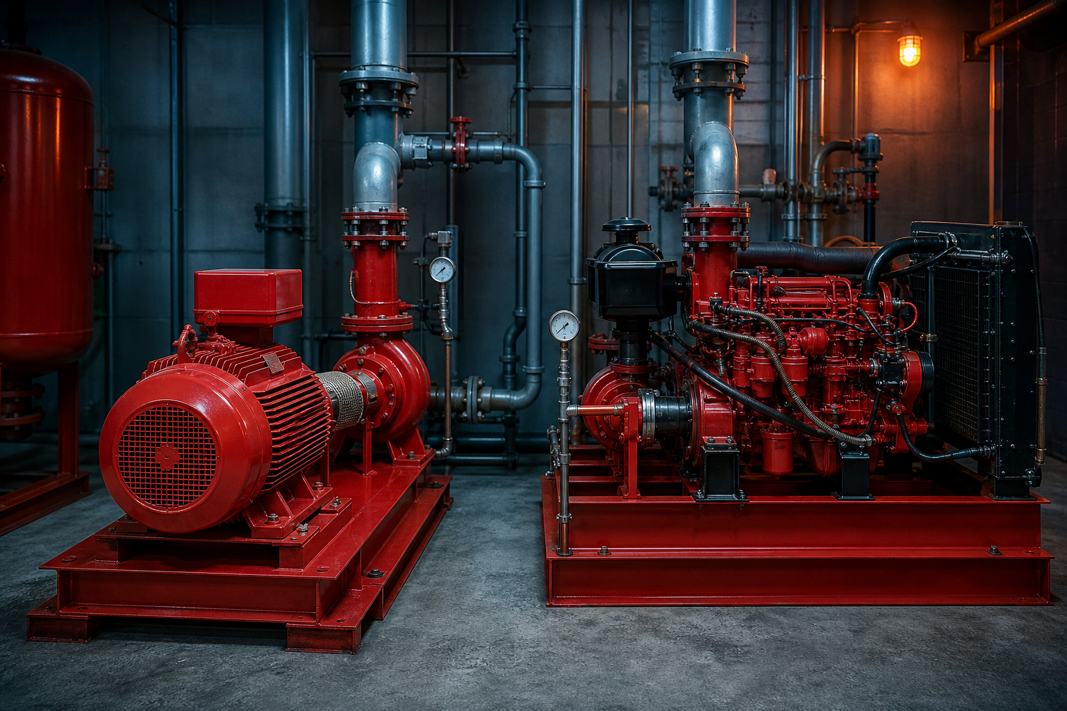 Elektrikli Yangın Pompası mı Dizel Yangın Pompası mı? Aralarındaki Farklar